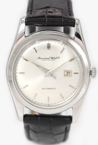 IWC 1970s Calatrava-Style Stainless Steel Watch - 2
