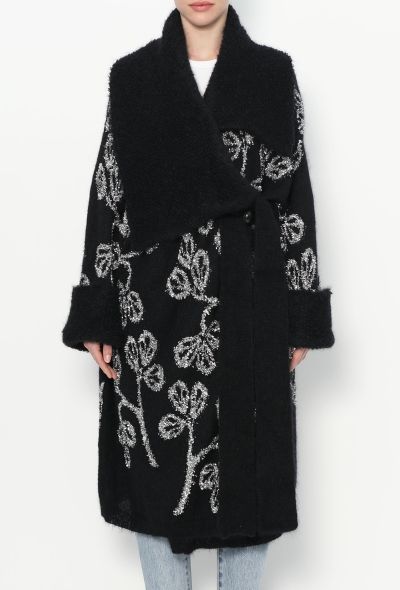 John Galliano 2003 Iridescent Floral Cardigan - 2