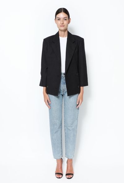 Saint Laurent Vintage Wool Twill Blazer - 1