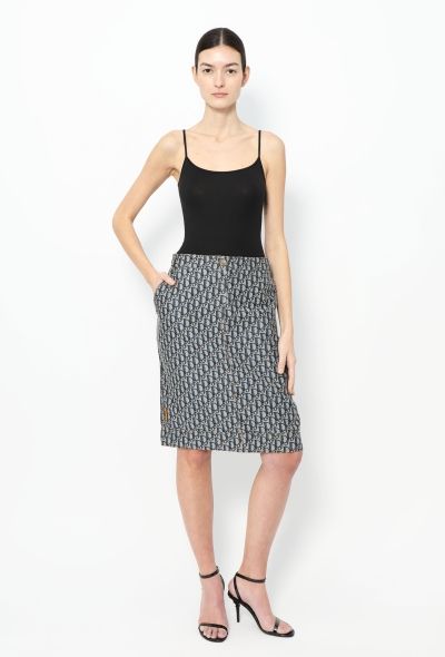 Christian Dior 2005 Diorissimo Print Skirt - 1