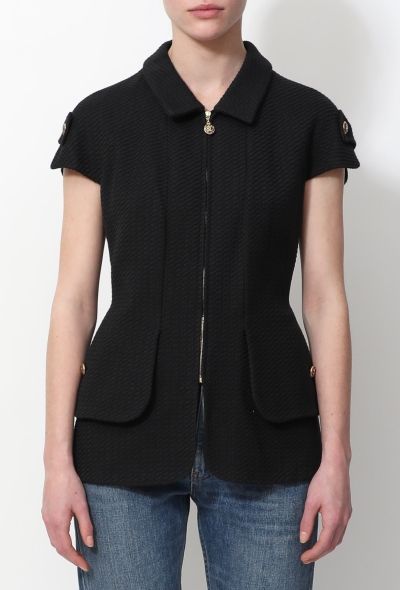 Chanel CC' Tweed Sleeveless Top - 1