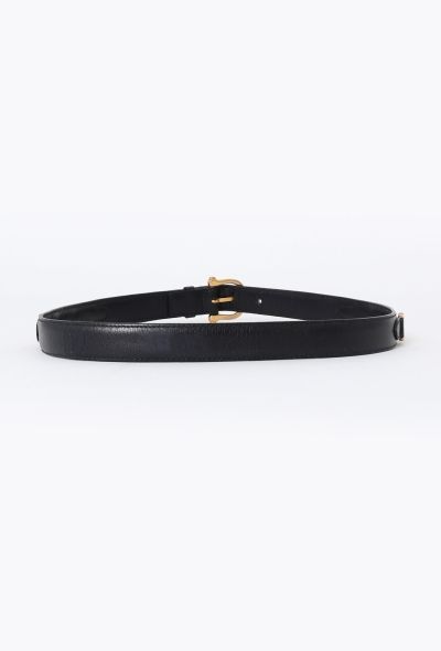 Céline '70s Horsebit Leather Belt - 2