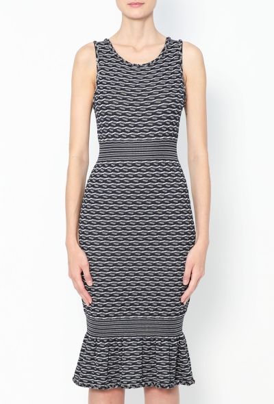 Chanel 2012 Braided Trim Fluted Dress - 2