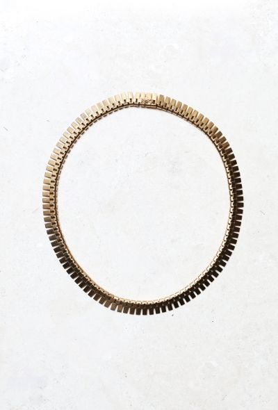 Vintage Fine Jewelry 18k Yellow Gold Necklace - 2