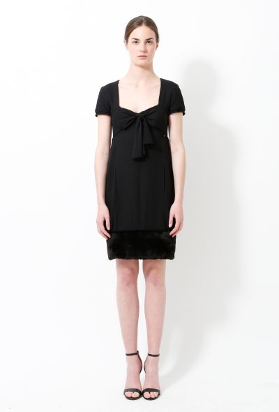 Chanel F/W 2010 Fur Trim Dress - 1