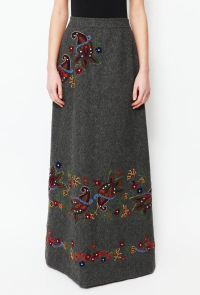 Bohemian Hand Embroidered Skirt - 2