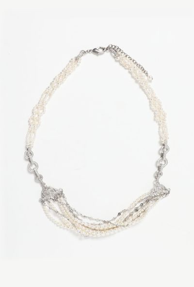 Chanel S/S 2020 Embellished Pearl 'CC' Belt - 1