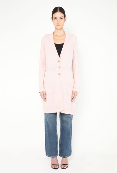 Chanel 2007 Ribbed Cashmere Cardigan - 2