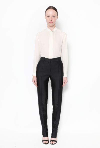 Céline Pre-Fall 2012 Silk Crêpe Trousers - 1