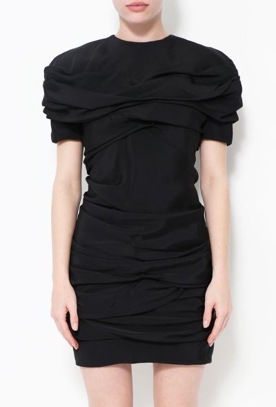 Gianni Versace RARE S/S 1987 Ruched Dress - 2