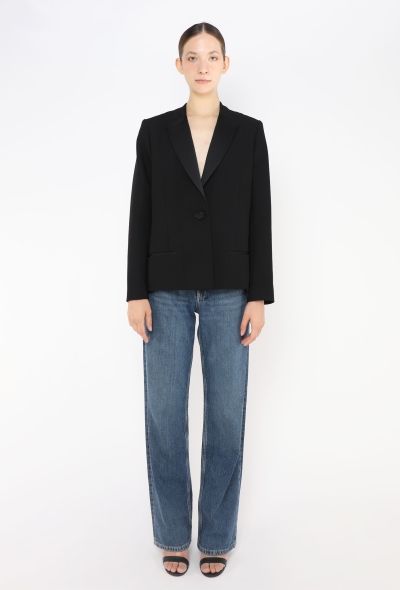 Balenciaga Classic Piqué Smoking Blazer - 2