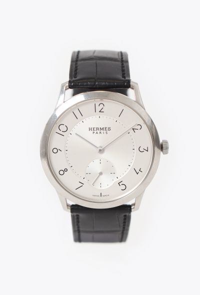 Hermès Steel Slim d'Hermès Watch - 1