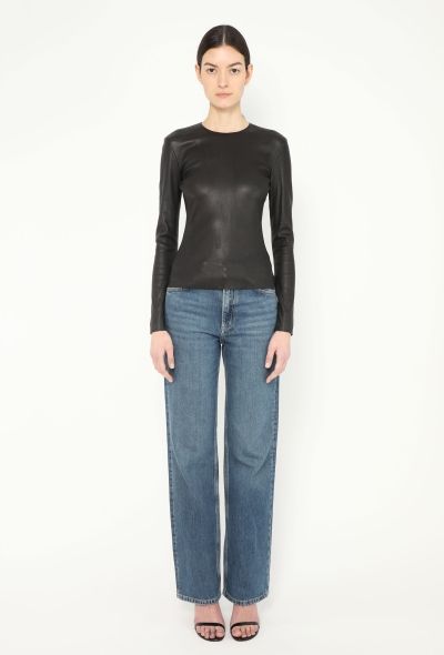 Céline 2010 Lambskin Fitted Top - 2