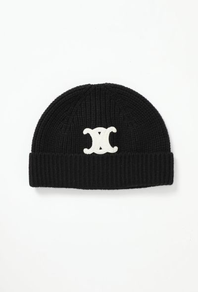 Céline 2021 Cashmere Triomphe Beanie - 1