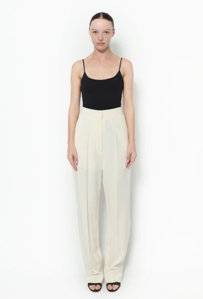 Céline Tapered Silk Crêpe Trousers - 1