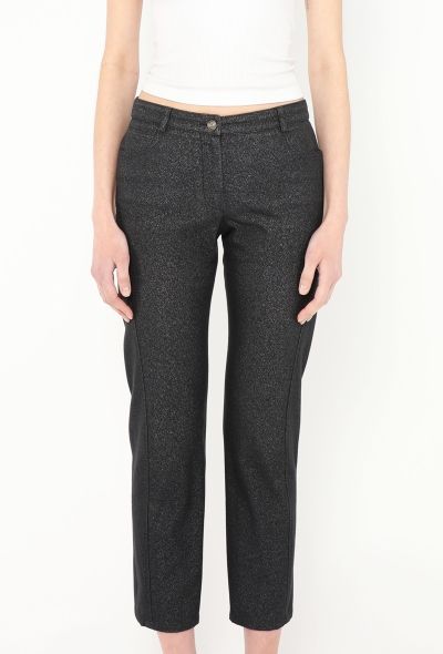 Chanel 2005 Iridescent 'CC' Button Jeans - 2