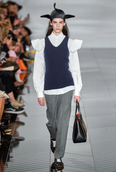 Loewe Fall 2019 Frill Sleeve Shirt - 2