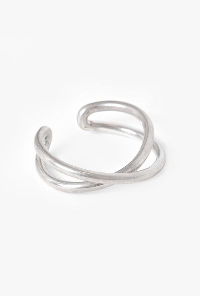 Vintage Fine Jewelry Silver Bangle Bracelet - 2