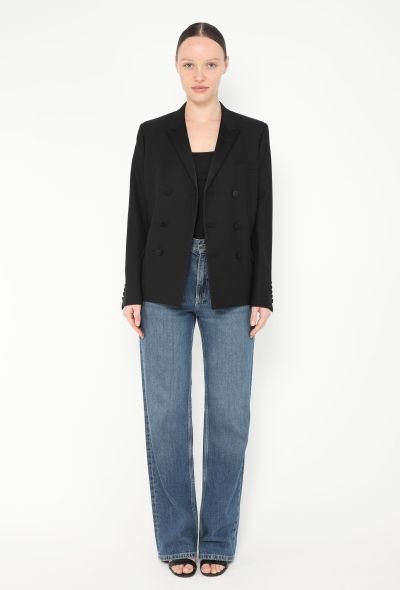 Saint Laurent Double-Breasted Smoking Blazer - 2