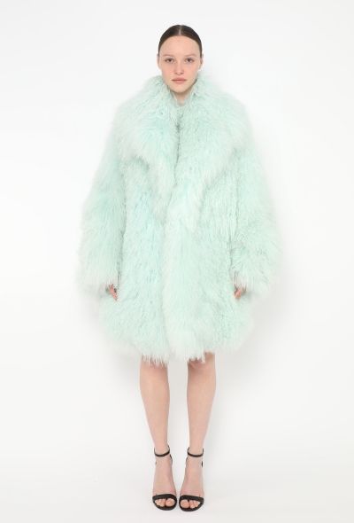 Alaïa S/S 2022 Mongolian Shearling Coat - 1