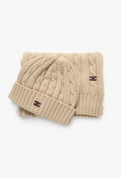 Céline 2024 Cashmere Cable-Knit Set - 1