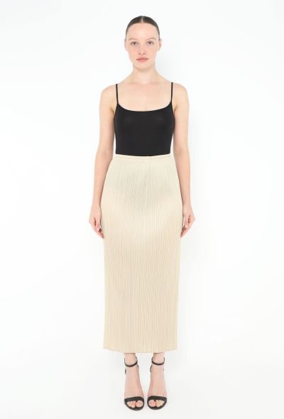 Issey Miyake Pleats Please Classic Slit Skirt - 1