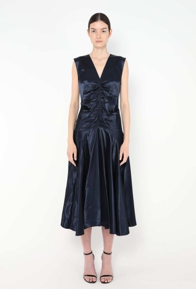 Céline F/W 2016 Ruched Charmeuse Dress - 1