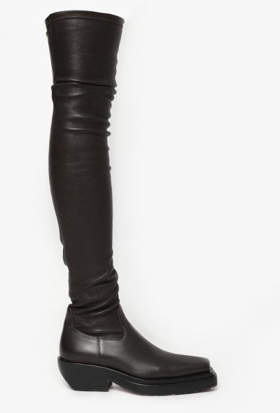 Bottega Veneta F/W 2020 Leather Western Boots - 1