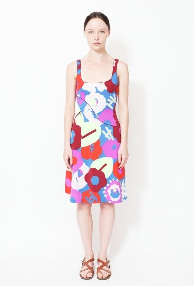 Chanel S/S 2000 Floral Print 'CC'  Dress - 1