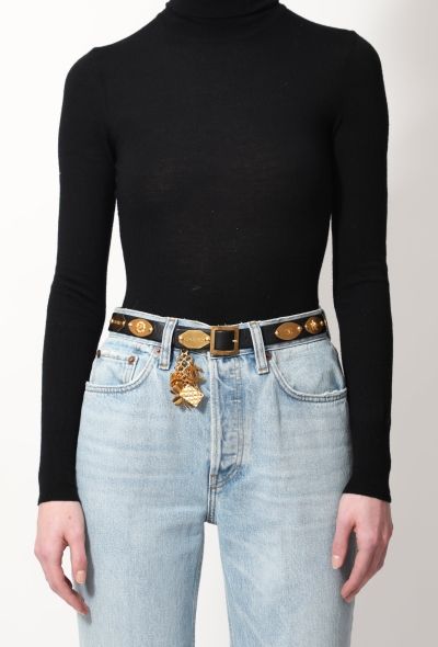 Chanel Lucky Charm Leather Belt – F/W 1995 Runway Collection - 1