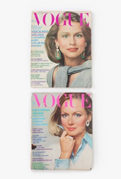 VOGUE Rare US 1972 Richard Avedon Set - 1