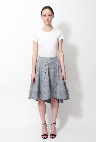 Comme des Garçons Flared Eyelet Skirt - 1