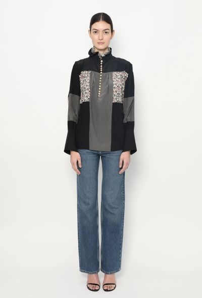 Louis Vuitton Patchwork Silk Blouse - 2