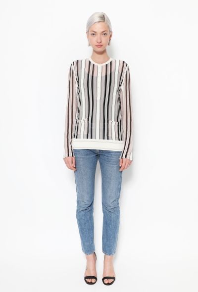 Chanel Striped Mesh Top - 2
