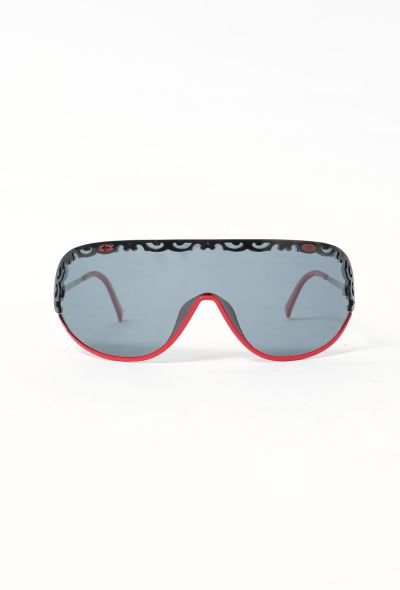 Christian Dior Vintage Bicolor Wrap Sunglasses - 1