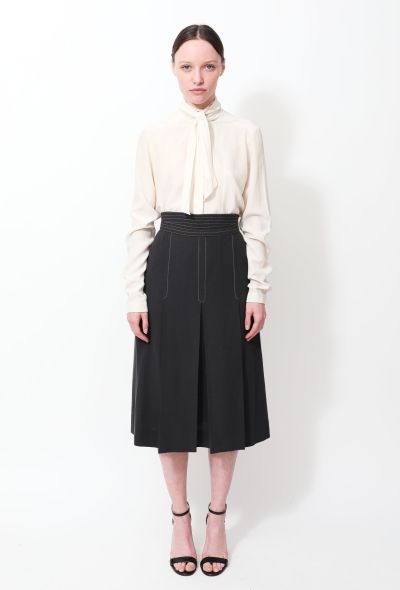 Exquisite Vintage John Bates '70s High-Waisted Panel Skirt - 1