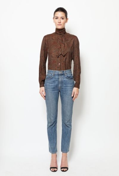 Pierre Cardin Paisley Lavallière Blouse - 2