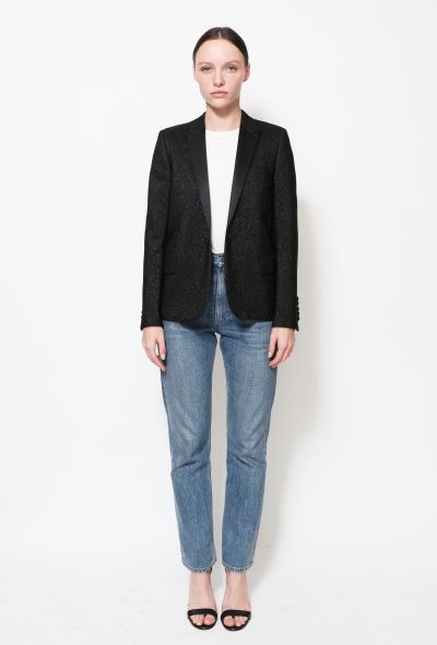 Saint Laurent Iridescent Smoking Blazer - 2