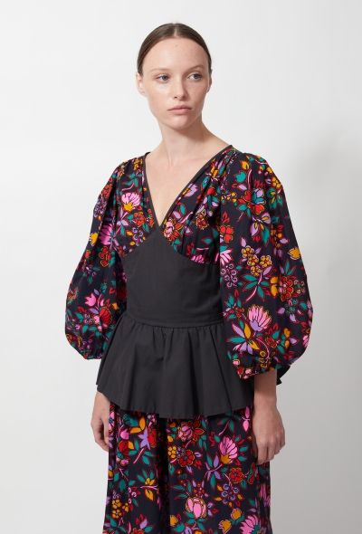 Saint Laurent S/S 1983 Floral Printed Dress - 1