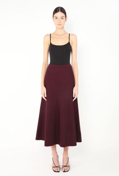 Gabriela Hearst F/W 2021 Flared Knit Skirt - 1