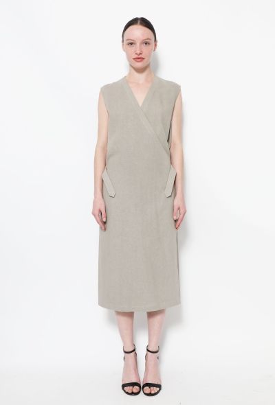 Hermès S/S 2002 MARGIELA Linen Wrap Dress - 1