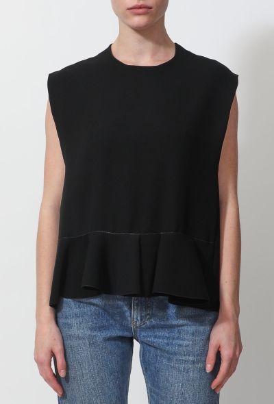 Balenciaga 2012 Ruffled Hem Top - 1
