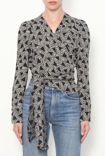 Sonia Rykiel Vintage Crêpe Wrap Blouse - 2
