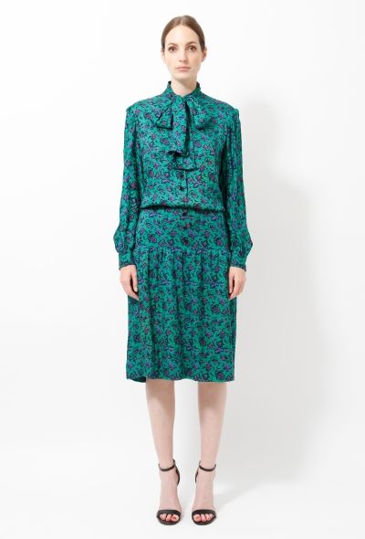 Lanvin 1975 Haute Couture Lavallière Dress - 1