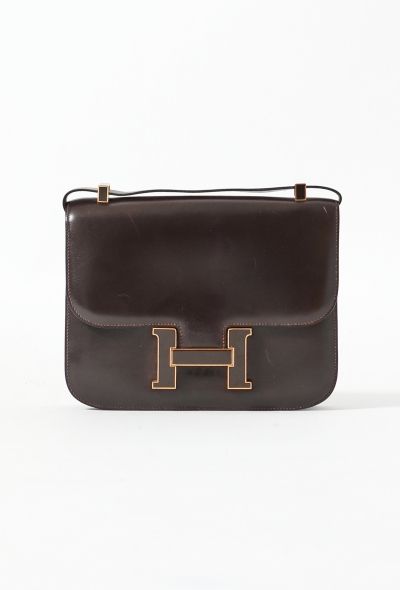 Hermès Constance 24 – Ébène Box Leather & Enamel H Closure - 1