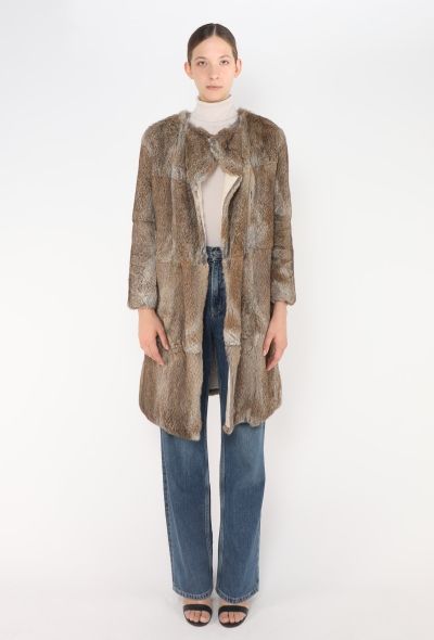 Céline Resort 2010 Rabbit Fur Coat - 1