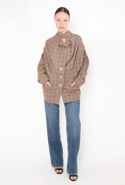 Vivienne Westwood Deconstructed Plaid Jacket - 2