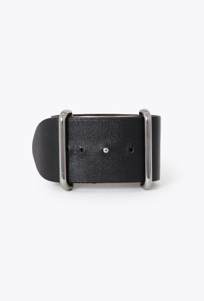 Hermès 2002 Box Leather 'H' Cuff - 2