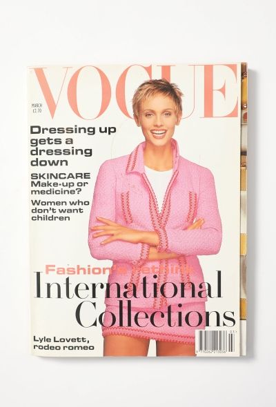 VOGUE UK March 1994 Chanel Cover Issue - 1