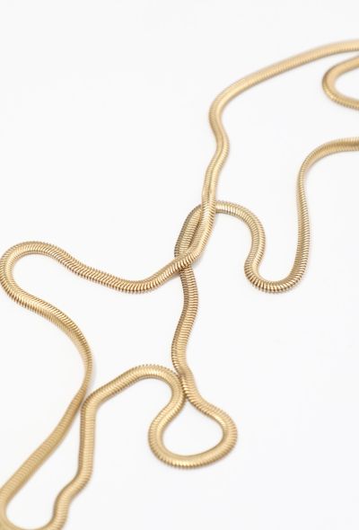 Saint Laurent Vintage Gold Chain Necklace - 2
